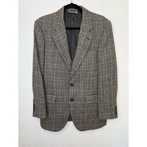 Rough Rider Equestrian Wool Tweed Blazer Show Horse Jacket Houndstooth Women’s O